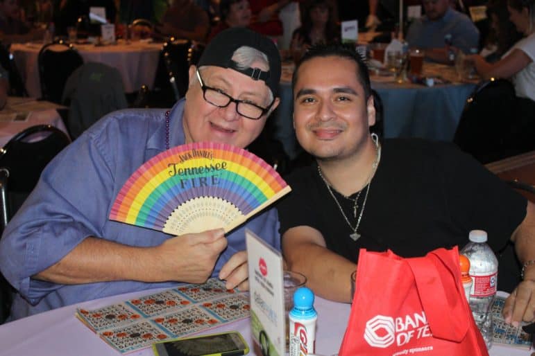 Rob With Rainbow Fan