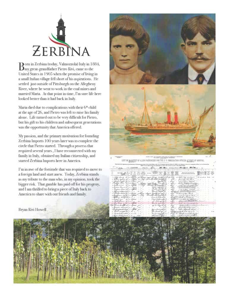 zerbina history