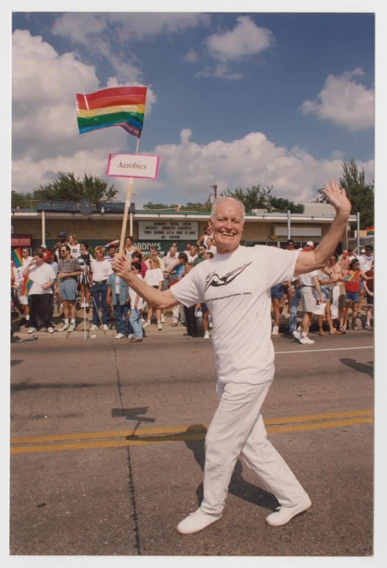 phil johnson 1993 at pride parade